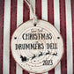 Personalised Rustic Christmas Tree Decoration