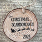 Personalised Rustic Christmas Tree Decoration