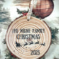 Personalised Rustic Christmas Tree Decoration